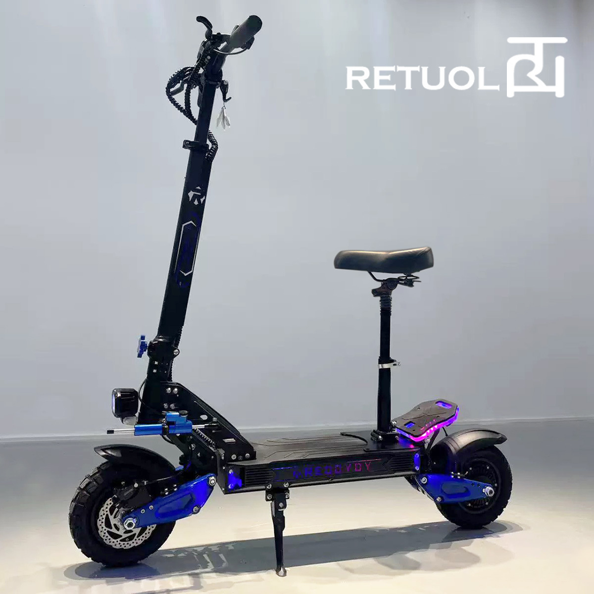 Retuol 10.5-Inch 60V Dual-Drive Electric Scooter Foldable Mobility Scooter Portable Dropshipping