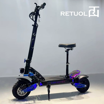 Qatlanan elektrik skuterlər, 60V Dual-Drive Electric - blue-48v-single-motor-electric-scooter-1000w-13ah-battery-40km-range-50kmh-speed-with-seat