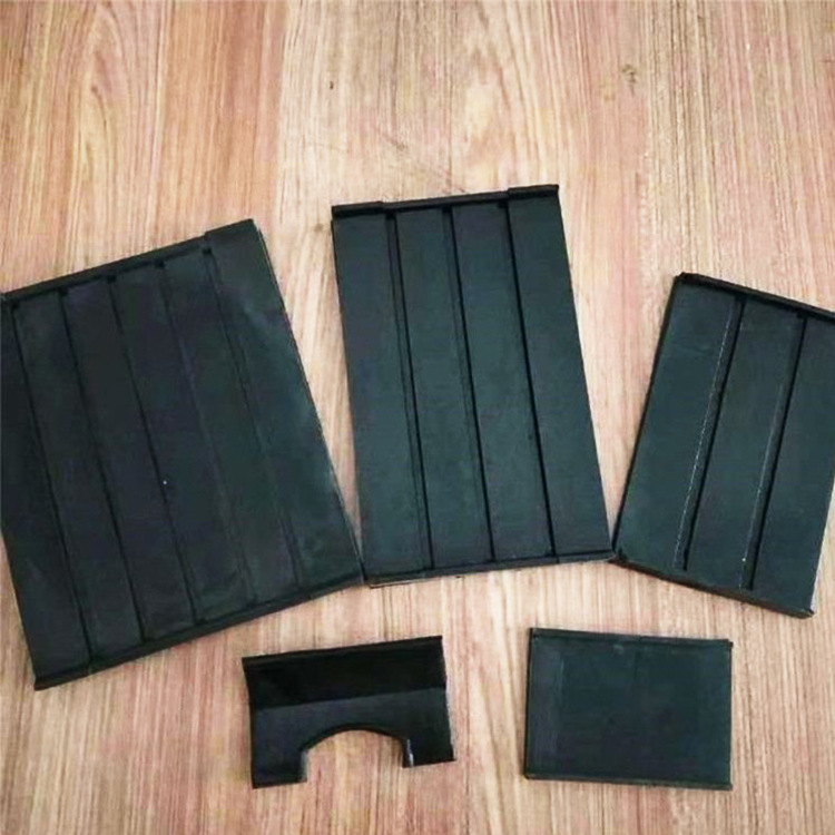 铁路橡胶垫板减震低噪地铁垫片P50P60轨道橡胶垫块道口板橡胶垫片