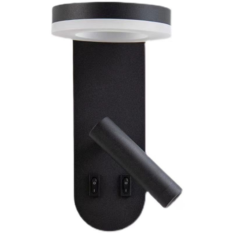 Personalidad nórdica creativa cabecera de cama de dormitorio simple con doble interruptor protector de ojos luminoso interior led para el hogar moderno