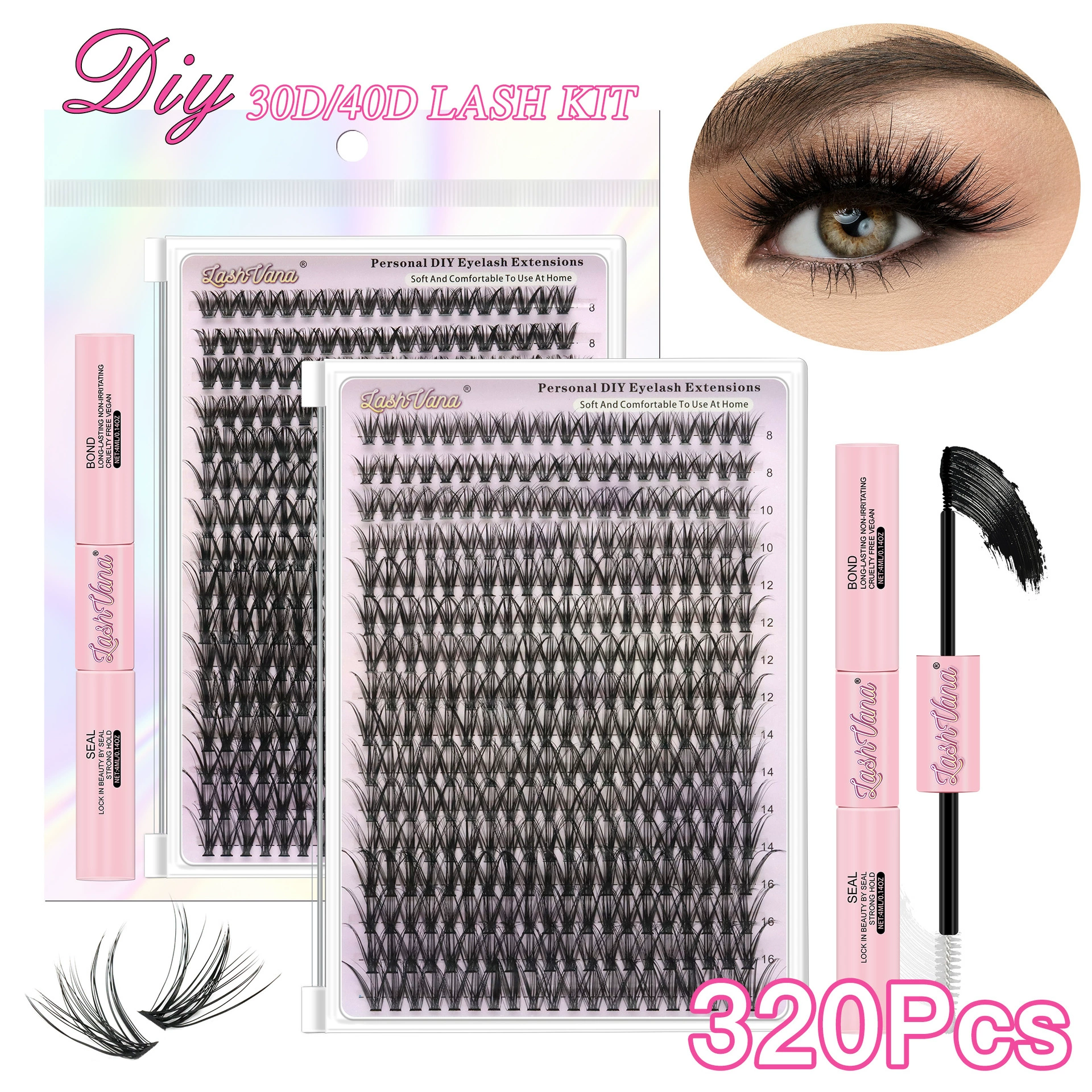 Ресницы для наращивания false eyelash extension set