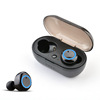 W12 button double -ear Bluetooth headset headset TWS5.1 cross -border ear mechanical capacity display touch