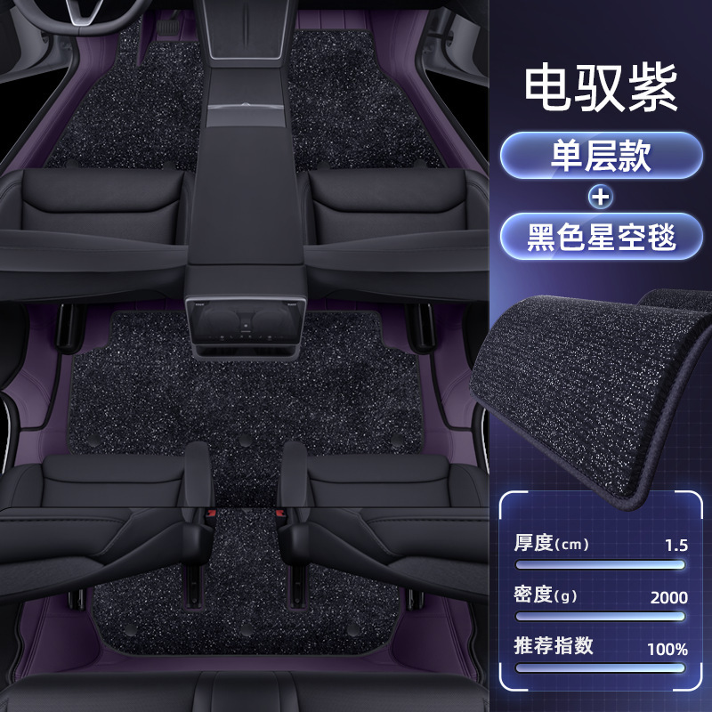 适用于特斯拉Model YL脚垫全包围25款六座汽车改装饰地毯配件用品|undefined