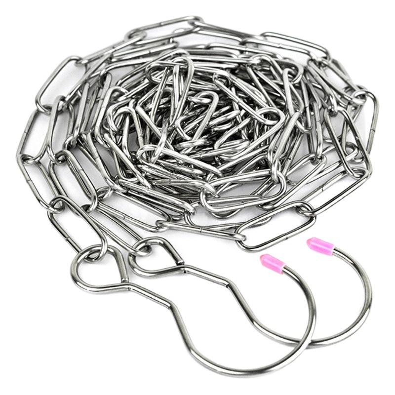 Cadena de secado de ropa de acero inoxidable directo de fábrica tendedero a prueba de viento edredón de secado edredón individual colgar con tomar