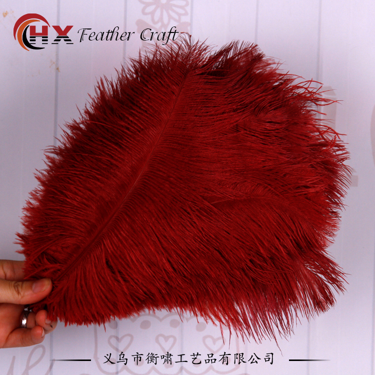 Plumas de avestruz DIY red ins rosa de avestruz accesorios de fotografía de camello adornos de plumas de boda decoración
