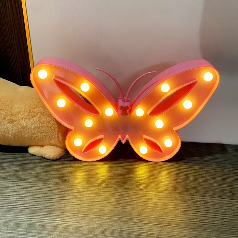 クロスボーダー LED スタイリングライト虹五芒星サボテンフラミンゴ装飾漫画ライト寝室のレイアウトナイトライト|undefined