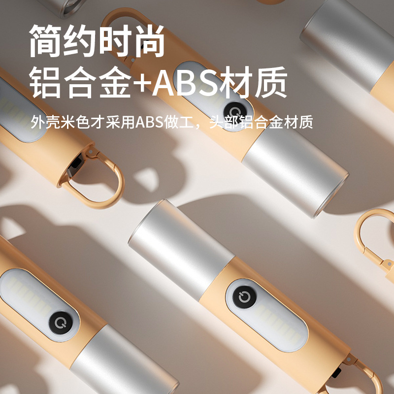 Nueva linterna de luz fuerte al aire libre popular mono linterna impermeable lámpara de iluminación larga resistencia linterna portátil