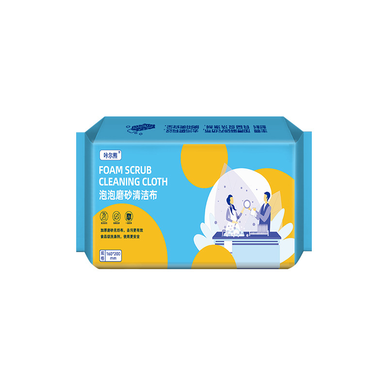 Toallas de limpieza desechables con espuma, efecto esmerilado