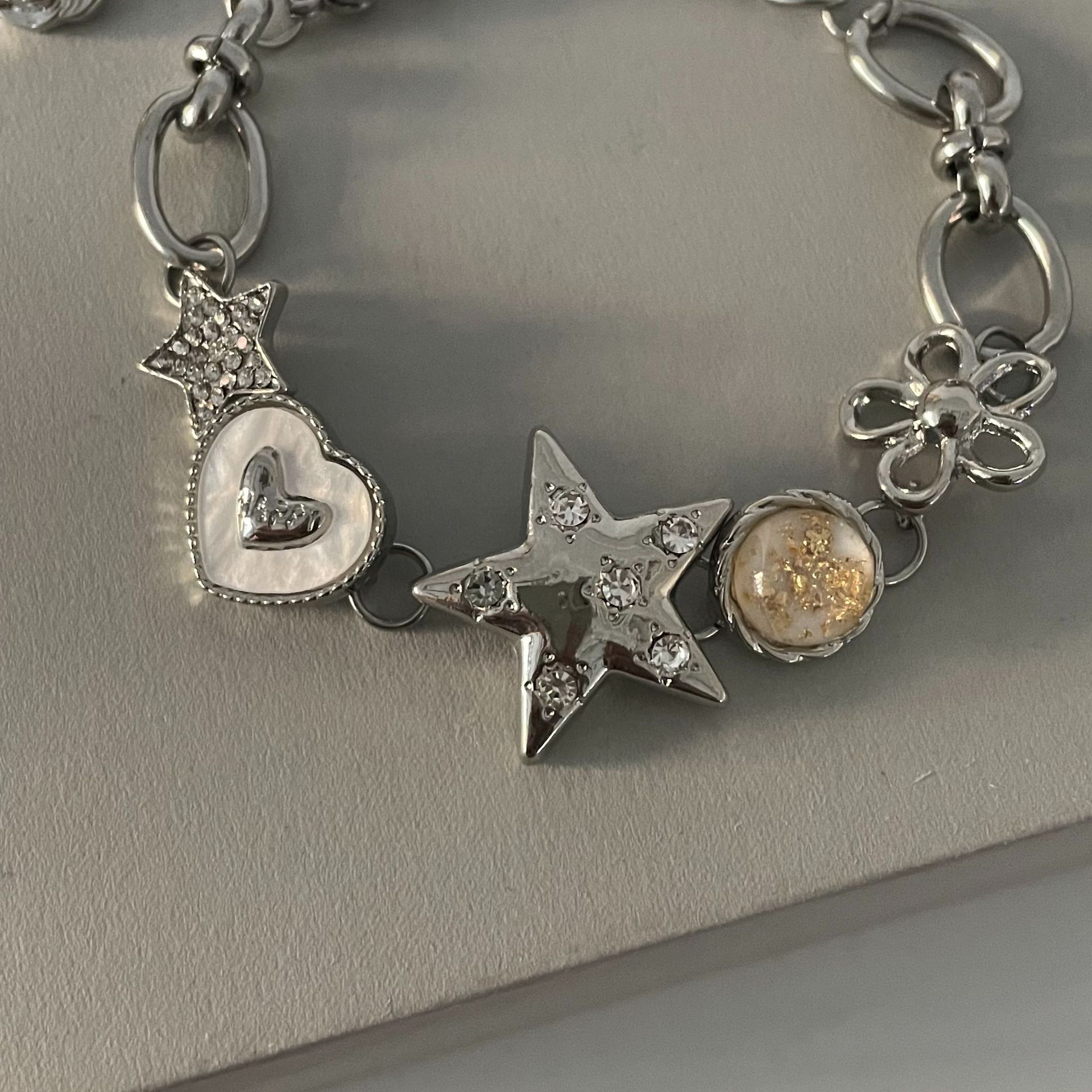 20g Weight Simple Style Star Alloy Inlay Zircon Women's Bracelets