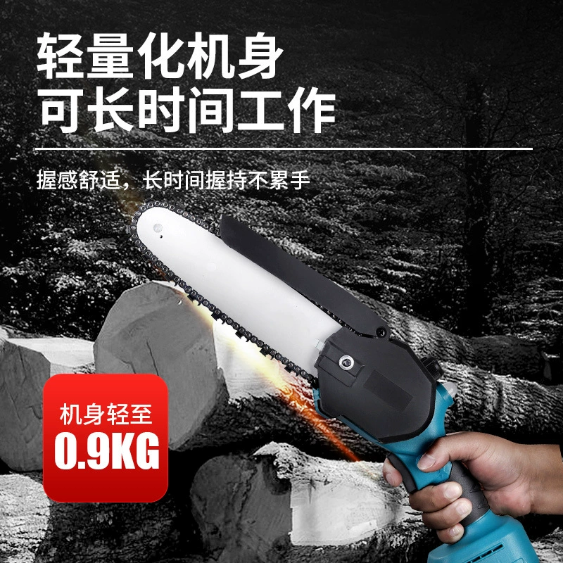 8-дюймовые литиевые аккумуляторные пилы бытовые литиевые батареи бесщеточные в соответствии с небольшой пилой ручная бензопила для улицы