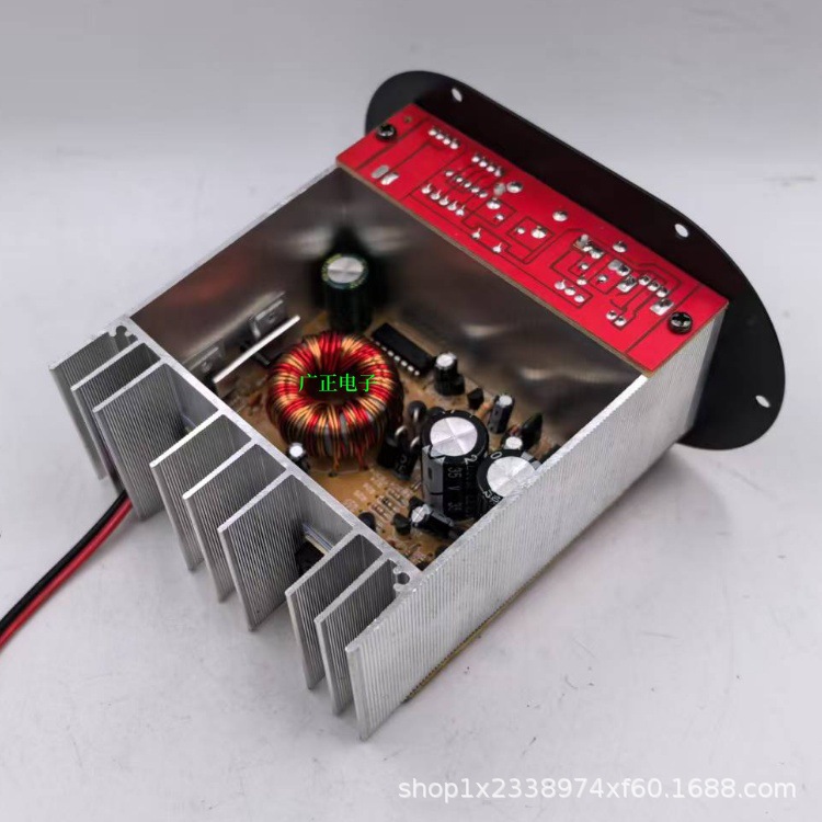 Cross-Border E-Commerce Circular Full-Range Pure Bass Amplifier Board 12V High-Power Pairing Tube 8inch 10inch Car Subwoofer Core