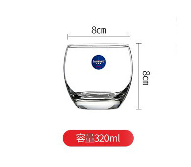 Copa cuadrada de vidrio lemeiya hogar engrosada taza de té taza de agua de vidrio reforzado conjunto taza de beber transparente