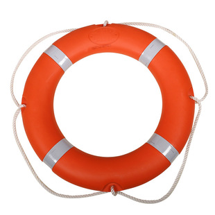 Water Rescue Adult Plastic Lifebuoy 14.5kg Large Buoyancy Swimming Ring Polyethylene Foam Ring