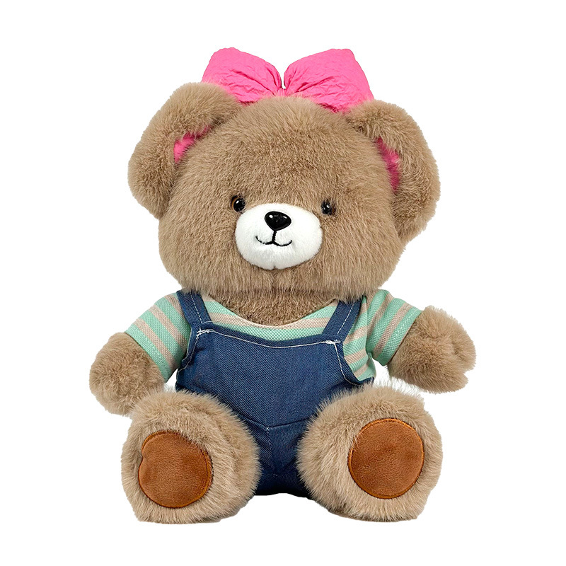 Juguetes de peluche nueva correa mariposa osos muñeca ciudad de juego muñeca de cambio osos muñeca almohada muñeca mayorista