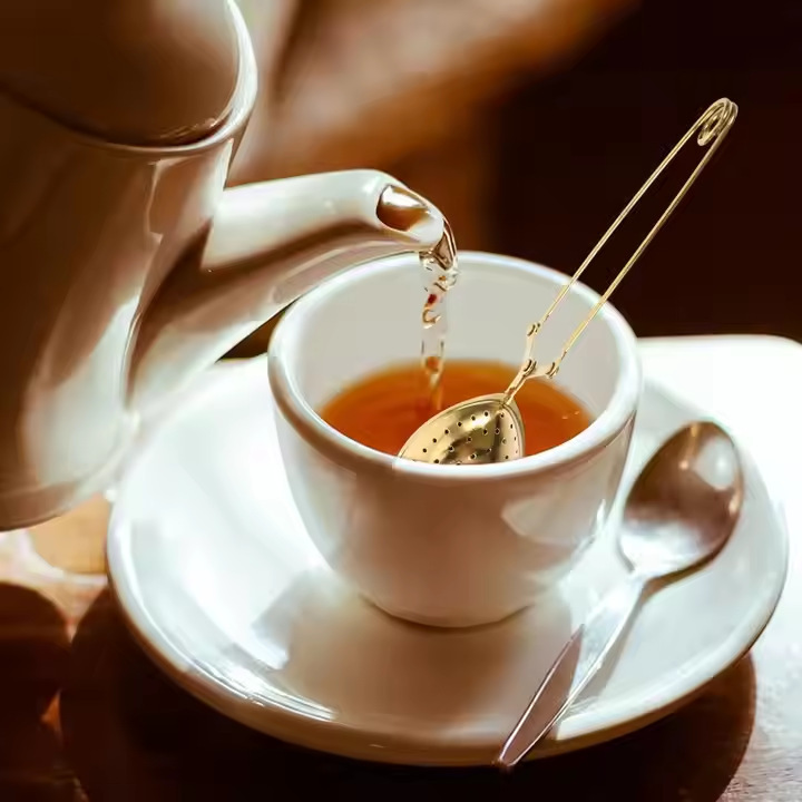 クロスボーダー熱売ステンレス茶漏れ茶葉フィルターハート型ハンドル茶漏れ茶泡茶器茶球|undefined