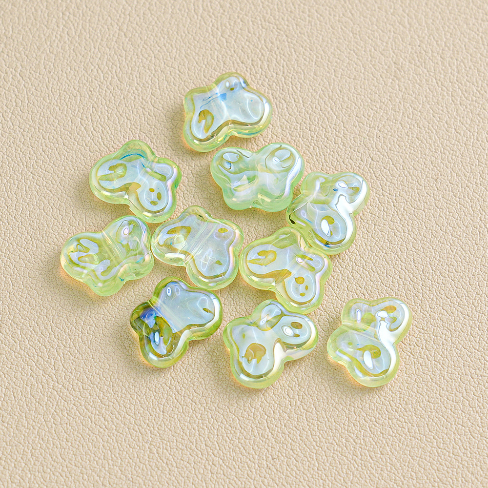 Cuentas de Mariposa Transparentes Heidi Cloud Mist, Cadena para Teléfono, Cuentas Sueltas para DIY, Pulsera de Cristal, Accesorios Pequeños al por Mayor image 8