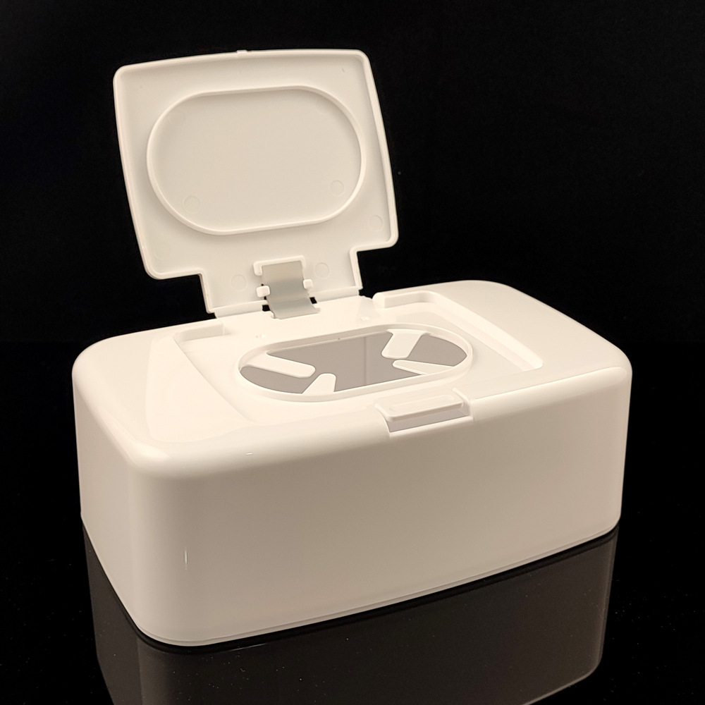 Caja de tejido de escritorio caja de almacenamiento de tejido húmedo caja de papel servilleta caja de tejido húmedo sellado tubo sala de estar caja de tejido del hogar