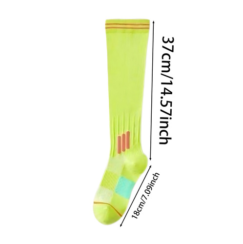 Summer and Autumn Special Sports Function Socks for Women Fitness Running Jump Rope Compression Elastic Slimming Long Leg Pressure Socks