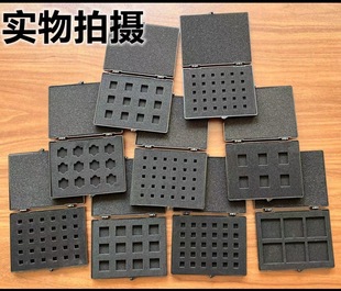 Large Chip Box Storage Box Integrated Display Black Anti-Static Groove Grids Sponge Ic Test Turnover