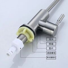 304 stainless steel water purifier faucet, 2-inch, 3-inch, 4-inch straight drinking water faucet, kitchen water purifier, thin tube faucet