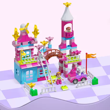 202 large particle girl castle building blocks