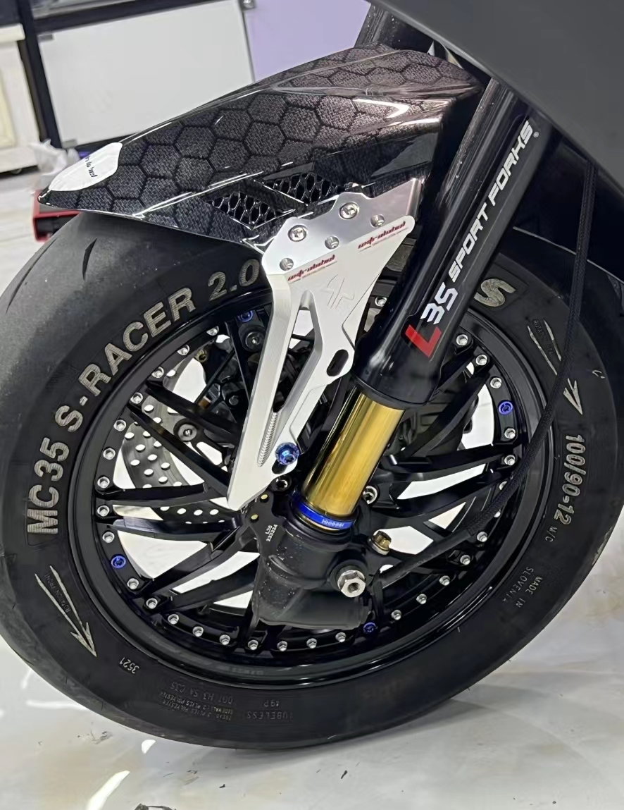 Front Mudguard for Ninebot E80C/E125/E200P/MMAX/M95C Niu N1S/NGT Carbon Fiber Mudguard