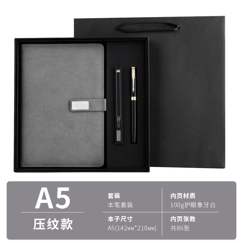 Cuaderno de negocios A5 reuniones de trabajo de escritorio creativo de estudiantes de escritura