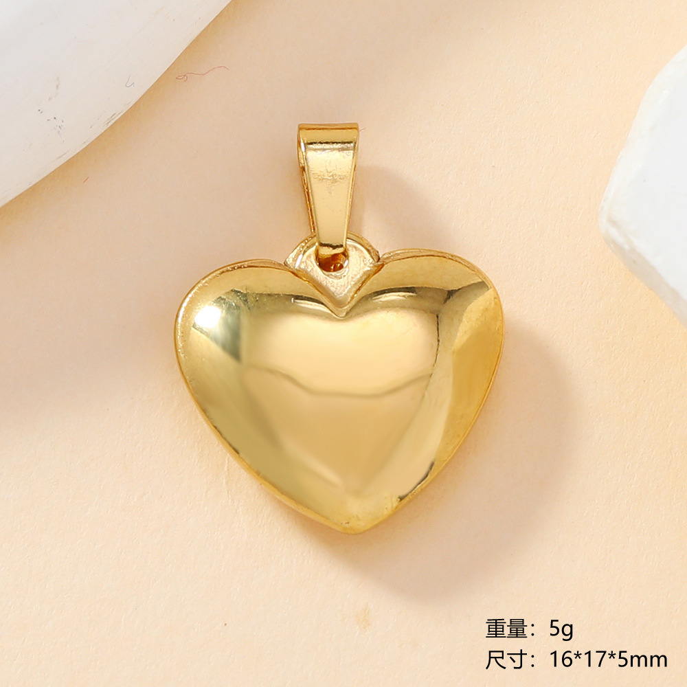 Colgante único transfronterizo de acero inoxidable fundición pulsera collar colgante amor cruz elemento diy accesorios