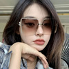 Trend sunglasses, square glasses, Korean style