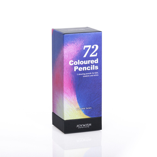 Color Pencils 48/72 Piece Set School Stationery Pencils Wholesale Cosmic Series Creative Gift Box for Kids