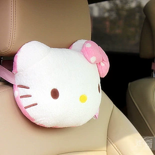 Yanyou Japanese Cartoon Car Neck Pillow – Cute Universal Seat Cushion for Four Seasons with Neck Protection, 24x18 cm