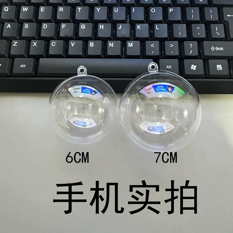 Transparent plastic acrylic foldable pendant handmade, DIY