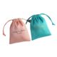 New Colorful Velvet Flat Flap Pocket Pants Fashionable Velvet Jewelry Jewelry Drawstring Bag Portable Small Cloth Bag Customization