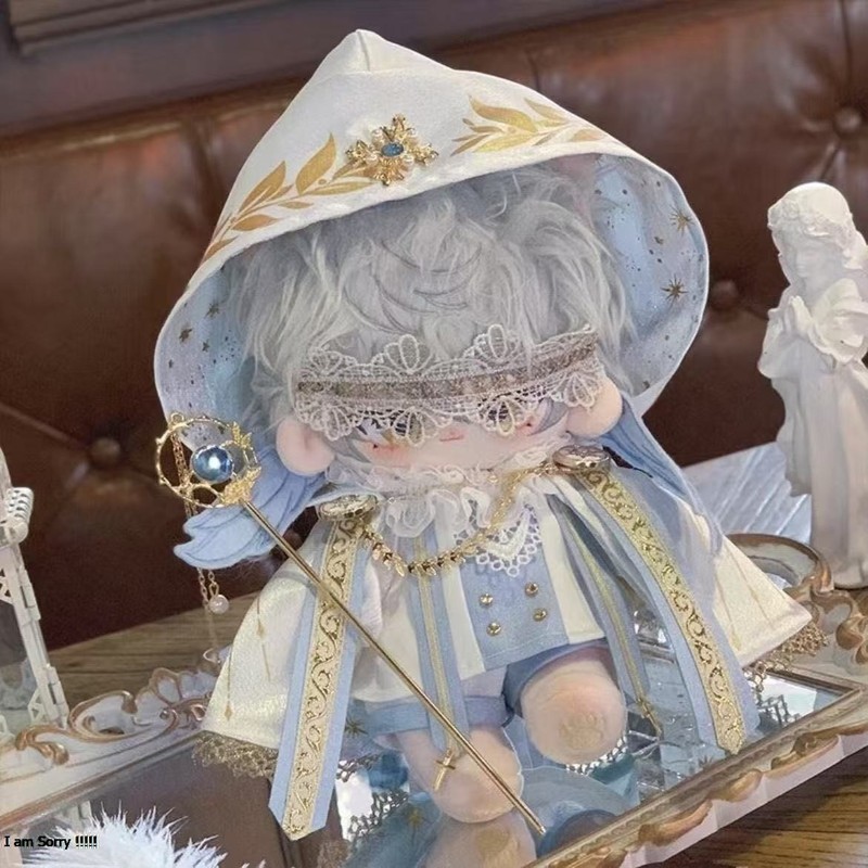 【现货批发】20厘米无属性20cm棉花娃娃娃衣先知圣喻可爱套装服饰|undefined