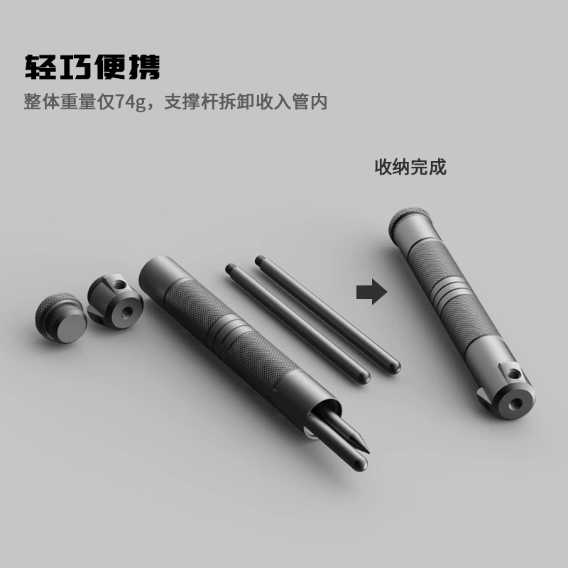 Многофункциональная outdoor светильник стойка на землю, алюминиевый сплав пан-tilt кемпинговая световая камера прямой трансляции стойка штатив крепления грунтовой гвоздь
