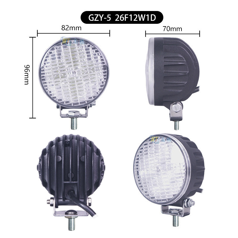 Vans led spotlight 12v24v automóvil LED farol cosechadora motocicleta eléctrica super brillante transformación luz de marcha atrás