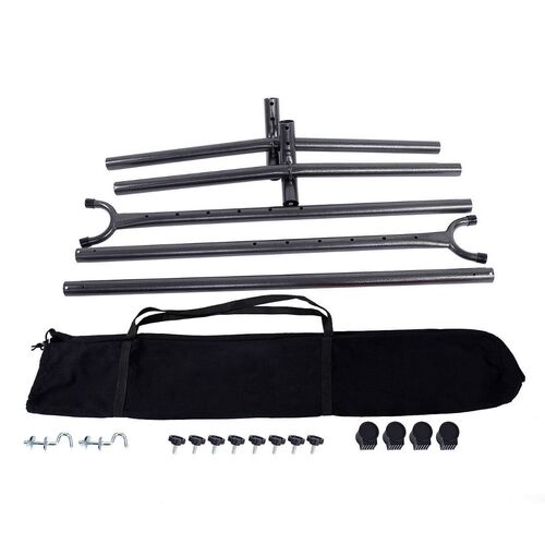 Outdoor wilderness hammock with stand, suitable for home, indoor and outdoor, detachable and foldable canvas swing frame, portable