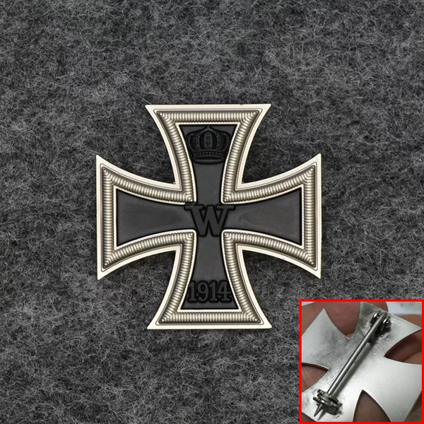 Eastern Front Replica of the 1957 First Class Iron Cross Medal, 1914 Horse Spike and Coarse Pin