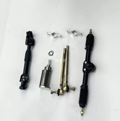 DIY Four-Wheel Electric Motorcycle Motorcycle frame - 32cm-steering-gear-without-steering-wheel-telescopic-universal-joint