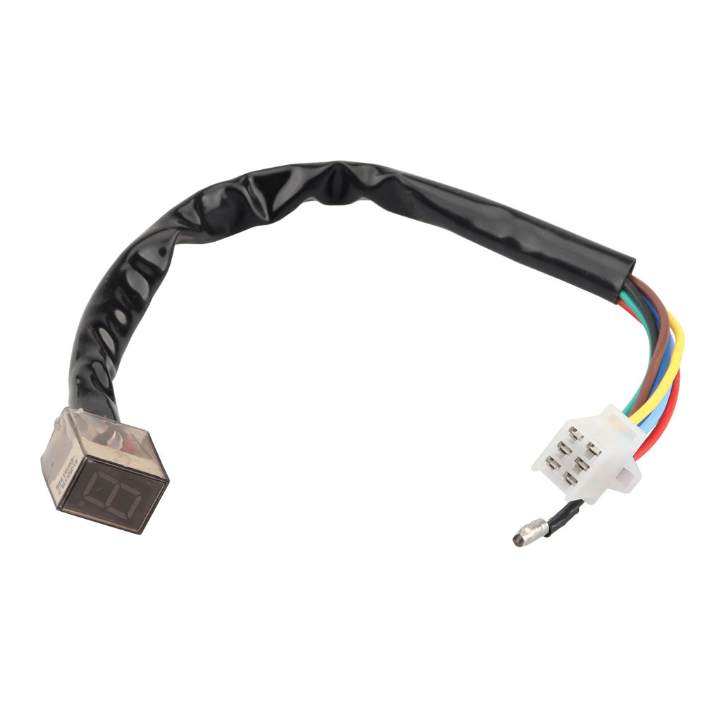 Motorcycle Atv Four Wheel Beach Car Skateboard Accessories Led Digital Gear Indicator Display Shift Lever Sensor