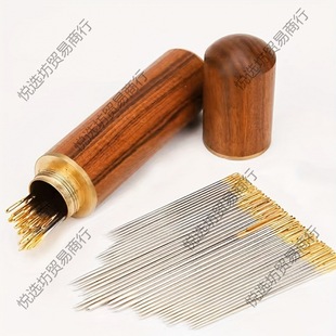 Sub-packing needle cylinder portable thread-free sewing needle twist household hand sewing needle embroidery quilt steel needle knitting
