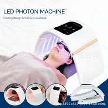 跨境光子嫩肤大排灯面膜仪 折叠七彩光谱仪 LED红蓝光面罩美容仪