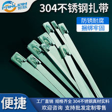 自锁式不锈钢扎带304拉紧器4.6mm金属耐高温捆绑抱箍高强度铁扎丝