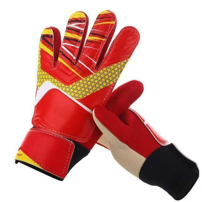 Guantes de portero con protección para los dedos, látex grueso, antideslizantes, para adultos y niños, guantes de portero de fútbol profesionales de competición para hombres y mujeres