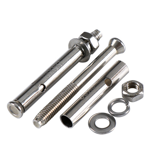 Stainless steel expansion screw explosion expansion tube cabinet self-operated screw bolt explosion screw rubber plug M6 M8