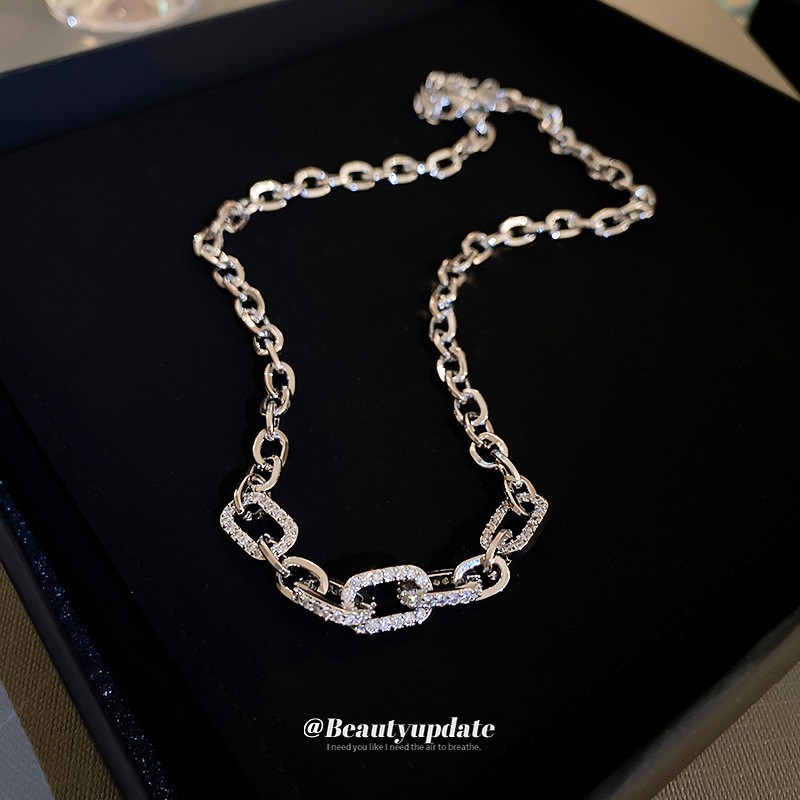 欧美跨境几何水滴高级感项链小众气质冷淡风毛衣链秋冬新款饰品女详情19