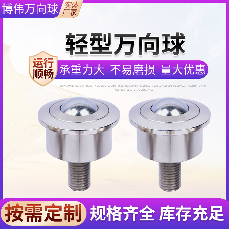 QFB10重载压入式螺杆万向球SP15-FL/SP22-FL/SP25-FL/SP30-FL