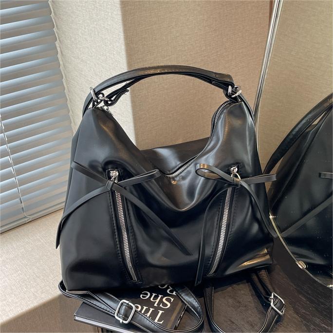 Coreano ins mochila de gran capacidad para mujeres 2024 nueva moda versátil bolso de brazo de alta textura mochila