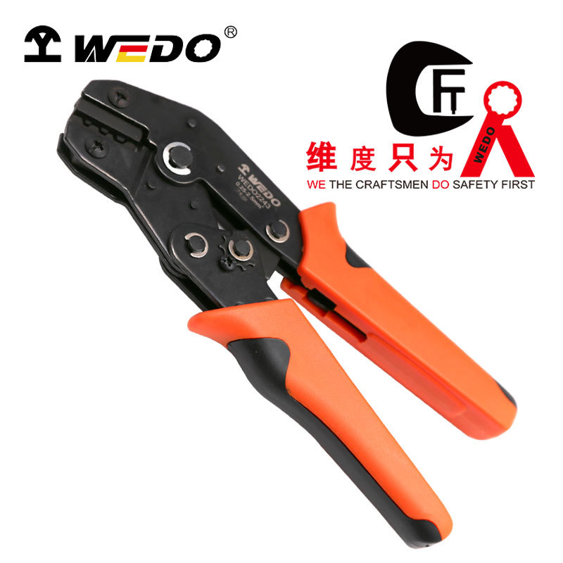 WEDO维度工厂直供精密裸端子压接钳7.5寸0.25-2.5mm² WEDO2243