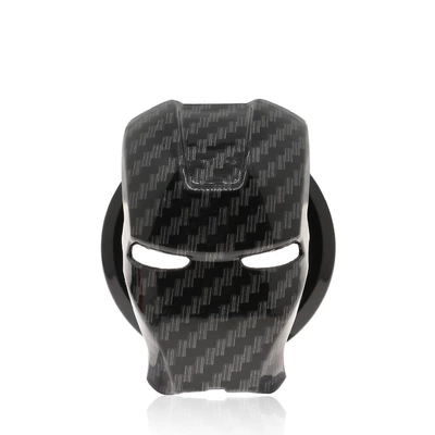 Start Protective Cover Decorative Sticker: Other Automotive Interior Supplies - iron-man-carbon-fiber